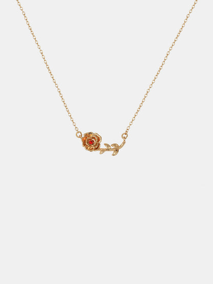Flora Birthstone Necklace