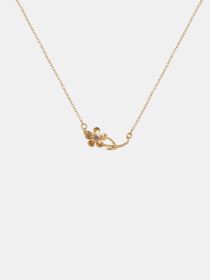 Flora Birthstone Necklace